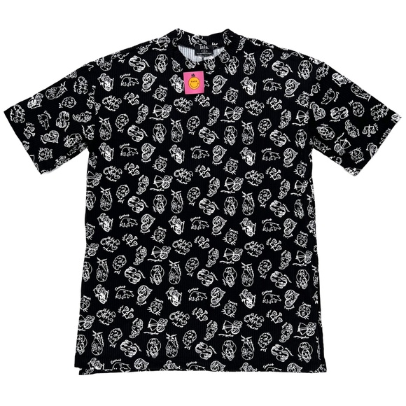 NWT Dressed in LALA Lex Ribbed Playsuit TOP in Zodiac Love Size Small - Picture 5 of 13